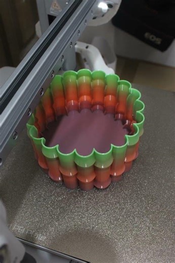 3D Print Timelapse: Bamboo Plant Pot 🌿✨ | Natural Textured Planter (Bambu Lab P2S/A1 Combo)