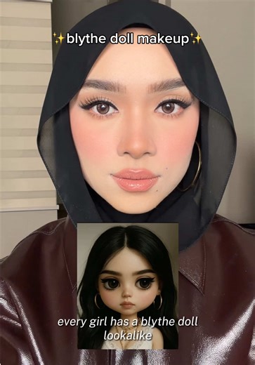 Blythe Doll-Inspired Makeup Tutorial with Skintific