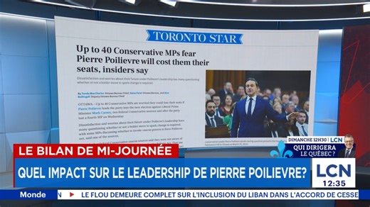 Inquiétude et grogne chez les conservateurs: «Travaillez donc!» lance Marc-André Leclerc