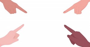 Animated Pointing Fingers Elements