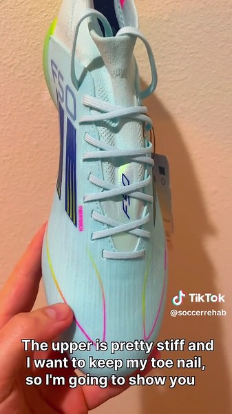 How to break in new soccer cleats #footballboots #soccercleats #soccertips #adidasfootball #f50 #f50elite @adidasfootball