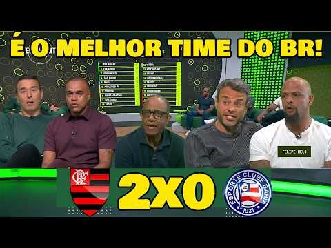 OLHA O QUE DENÍLSON E FELIPE MELO FALARAM DE... FLAMENGO 2x0 BAHIA