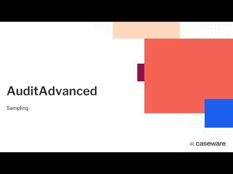 AuditAdvanced - Sampling