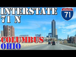 I-71 North - Columbus - Ohio - 4K Highway Drive