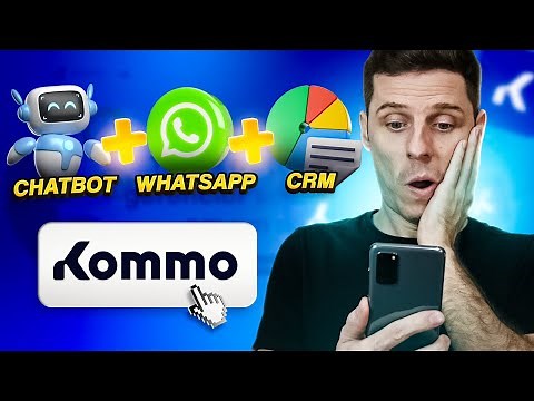 ChatBot + WhatsApp + CRM = O Combo COMPLETO para Vender Mais. Conheça o Salesbot da Kommo CRM!