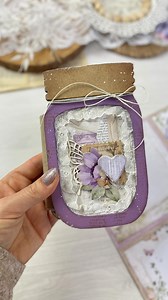 Great thing about the new MDF shapes from @stamperia is that they can be covers for your mini albums 💜 easy to paint or cover with paper, whichever you prefer ☺️ Here I made a mason jar mini album using MDF shape and ‘Lavender’ collection. …. For products check bio or comment ‘supplies’ I’ll send you link to my blog with photos and product links ☺️ ….. #stamperia #minialbum #papercrafting #photoalbum #handmadealbum #handmade #scrapbooking | Emilia Sieradzan Creative Studio