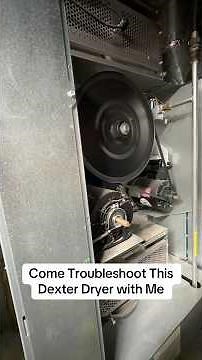 Come Troubleshoot This Dexter Dryer with Me #laundromat #fixit #maintenance #dexterdryer