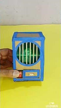 How to make mini air cooler from cardboard | School project | Air cooler model | #diy #shorts