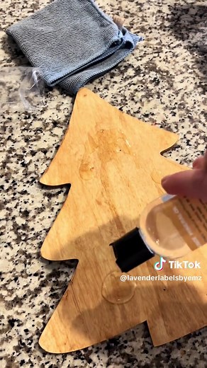 DIY Christmas Tree Cutting Board Under $5