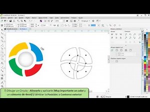 CorelDraw: Opciones prácticas para Crear un logo con las opciones de Convertir Contornos a objetos