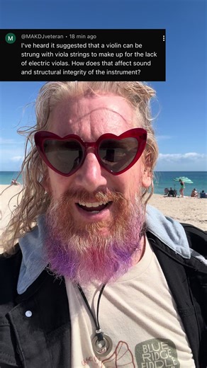 Can you string an electric violin like a viola? | Violin