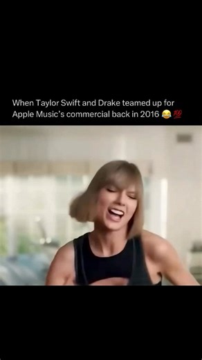 Struggler on Instagram: "Back in 2016, Apple Music released one of its most viral ads when Drake and Taylor Swift teamed up for a surprise crossover moment. The ad was part of Apple Music’s “Taylor vs. Drake” campaign and showed the two superstars working out to each other’s music—Flipped from Taylor’s earlier commercial where she ran on a treadmill rapping Drake & Future’s “Jumpman,” this follow-up featured Drake hitting the gym while secretly vibing to Taylor Swift’s “Bad Blood.” The playful c