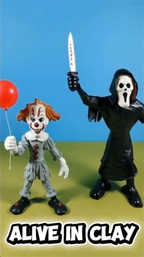 The Most Unexpected Dance: Pennywise Meets Ghostface! (Stop Motion Animation)