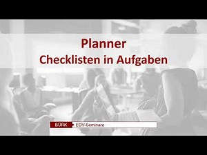 Microsoft Planner: Checklisten in Aufgaben erstellen