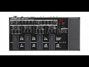 Boss ME-90, How to Use CTL to Change Amp or Effect Settings