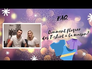 Comment floquer des t-shirt à la maison?