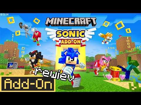 ¡El Add-On de Sonic LLEGÓ a Minecraft Bedrock y es ALUCINANTE!