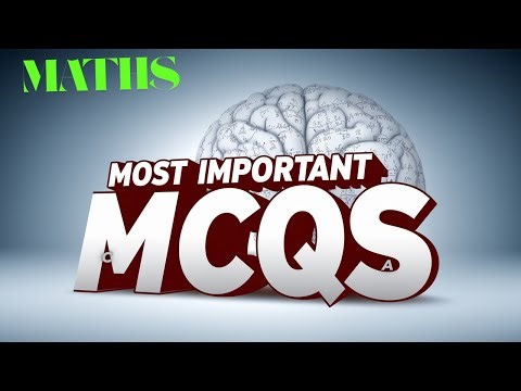 MCQs solved for Maths Class 10 | FBISE exam 2025