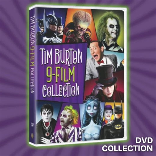 Studio Distribution Services (SDS) on Instagram: "Nine definitive Tim Burton films in one DVD set – the Tim Burton 9-Film Collection is now available!⁠ ⁠ ⁠ Enter the wildly imaginative world of Tim Burton in this unforgettable film collection. From Michael Keaton’s iconic turns in Batman and Beetlejuice to Burton’s twisted tales like Mars Attacks! , Pee-wee’s Big Adventure, Charlie and the Chocolate Factory, Corpse Bride, and Dark Shadows - fantasy, horror, and humor collide in spectacular style