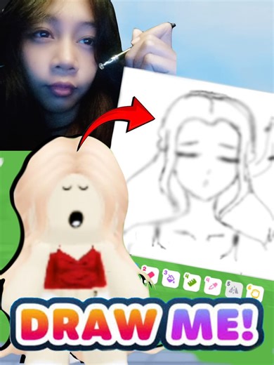 95K views · 1.4K reactions | Playing "draw me!!" With anime art style? My Roblox name: XyraPlayzz #drawme #roblox | Rhain Rhain | Facebook