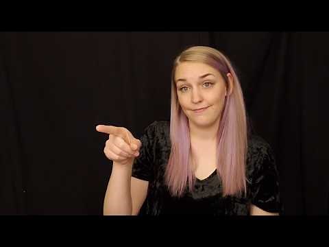 ASL 1 unit 5- Spatial Referencing lesson and assignment