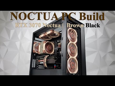 Noctua PC Build 2022 | Brown/Black | Noctua RTX 3070 | NH-U12A | B550 Taichi | FSP Hydro PTM Pro