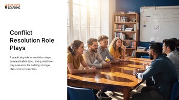 Conflict Resolution and Mediation Skills Mini Unit Lesson Bundle: De Escalation