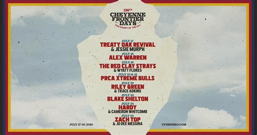 Musical lineup unveiled for 130th Cheyenne Frontier Days