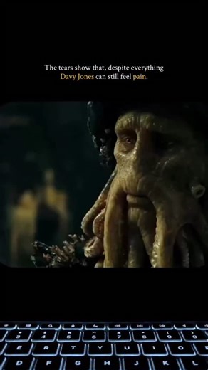 CineMine on Instagram: "✨Davy Jones isn’t just a villain — he’s a legend cursed by love and the sea. Bound to the Flying Dutchman, his beating heart locked away in a chest, Jones hunts souls not out of cruelty, but betrayal. Behind the tentacles and terror is a captain who once chose duty over love… and paid the price forever. 🎭 Interesting fact: Davy Jones was brought to life using groundbreaking motion-capture, with Bill Nighy’s performance filmed in daylight — making the character one of cin