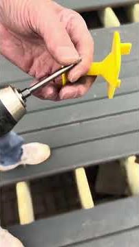 Installing Hidden Fastners. Trex Deck Board.