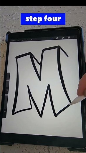 6 steps to draw graffiti art letters! 🧐🤙#shorts #tutorial #graffiti #art
