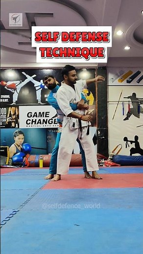 Bear hug Self Defence technique #selfdenfense