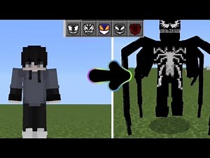 Mod for Minecraft pe venom mod all symbiyots and power of venom please like and subscribe