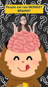 🤨🤨🤨 #justkeepthinking #monkey #brains #illegal #dinner | Just Keep Thinking