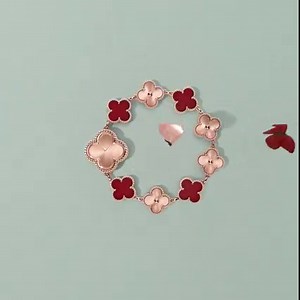 117K views · 223 reactions | Be dazzled by Van Cleef & Arpels' new Alhambra creations, associating the soft glow of rose gold with the warm hue of carnelian in luminous harmony. #VCAalhambra #VanCleefArpels | Van Cleef & Arpels | Facebook