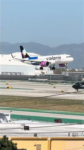 Volaris Airbus A320 Your Sister Airline Livery Arriving at LAX From San Salvador! #volaris #lax