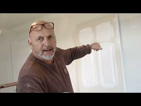 How to paint a 6 panel masonite door the right way!