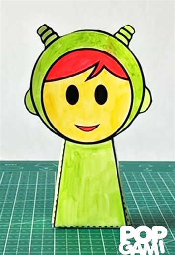 Coloring Sprunki OC Nina from Pocoyo Papercraft