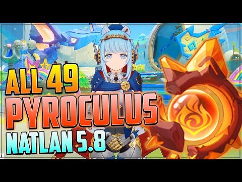 ALL 49 Pyroculus Locations in Natlan 5.8 (WITH TIMESTAMPS + DETAILED GUIDE!) Genshin Impact
