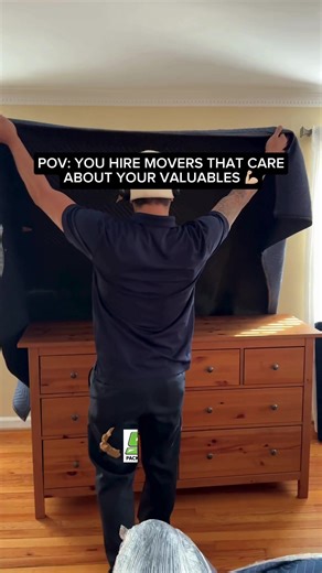In this #PackingTutorial, we’re breaking down the "Professional Moving Blanket Wrap"—the gold standard for protecting large, delicate furniture. Watch closely as our crew demonstrates the correct technique: 1️⃣ Complete Coverage: Every inch of the surface is covered by thick moving pads. 2️⃣ Tight Security: We use professional-grade tape (never touching the finish!) or oversized rubber bands to keep the pads locked in place. 3️⃣ The Base Layer: Ensuring the legs and corners—the most vulnerable s
