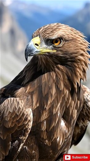 Golden Eagle’s Powerful Gaze | Ultra Realistic Wildlife Moment 🦅