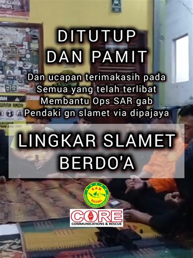 Berdo'a dan Kegiatan di Gunung Slamet