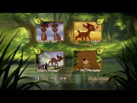 Bambi II (2006) DVD Scene Selection Menu (5-8) (Spring)