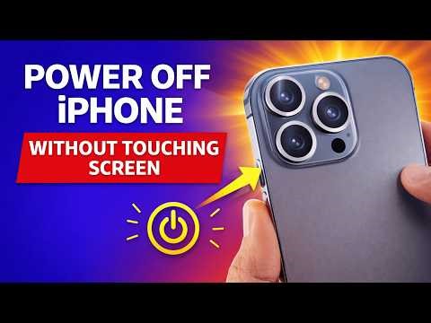 How to Power off iPhone without Touching Screen (No restart)