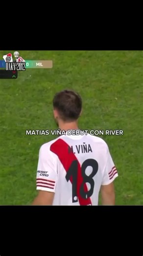 Matías Viña Debuta en River Plate vs Millonarios