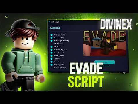 EVADE SCRIPT [RISE X LUMINARY] NO KEY & FREE - Speed, Fly, Fake E-Dash, AutoRespawn ios/android/pc