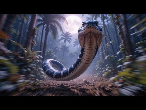 🐍 Malayan Krait Hides by Day, Hunts by Night 🌙 | Fun Animals for Kids