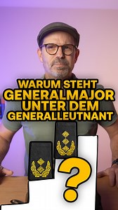 Warum steht der Generalmajor unterhalb des Generalleutnants? 🤔 #bundeswehr #soldat #general #military | Dienstzeitende.de