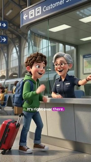 At the Train Station 🚆 | Easy English Conversation | A1 English Speaking Practice