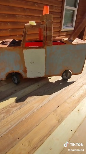 DIY Tow Mater Costume for Toddlers